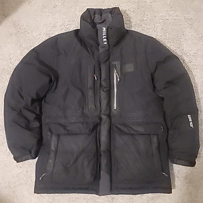 Millet GORE-TEK GOOSE DOWN Mens Large Black Insulated Jacket MXIWD-00816 - Photo 1/4