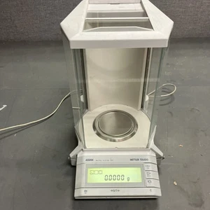 Mettler Toledo Analytical Balance AG204 DeltaRange AG204D 210g/0.1mg Lab Pulled - Picture 1 of 14