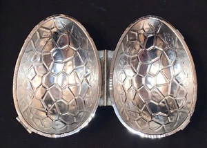 Vintage Signed Letang Fils Paris French Large Crackle Egg Chocolate Mold - Picture 1 of 16