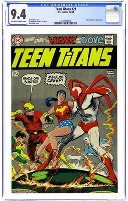 Teen Titans #21 CGC 9.4 1969 4537303010 - Image 1 of 2