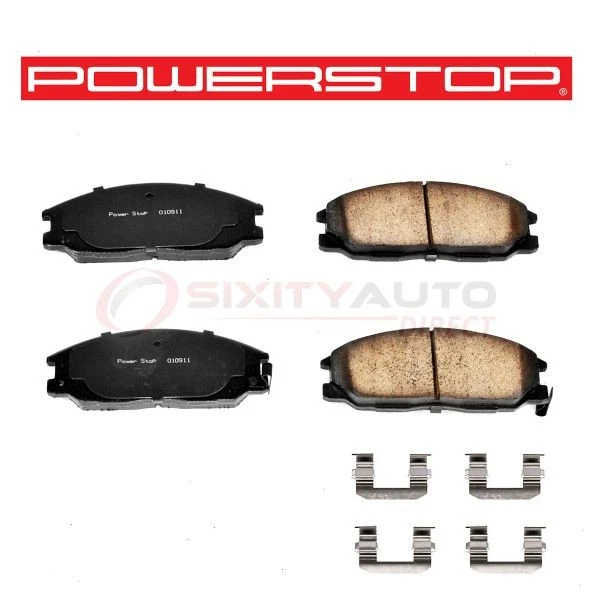 PowerStop Front Disc Brake Pad & Hardware Kit for 2001 Hyundai XG300 - ik Foto 1 de 4