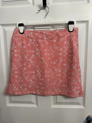 Izod Golf Skort Mujer 6 Mini Falda Pelotas de Golf Camisetas Blanco Rosa Preppy Foto 1 de 4