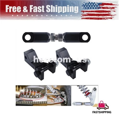 Front &Rear Lowering Kit for Yamaha Raptor 700 350 660 700R ATV Adjustable Black - Изображение 1 из 4