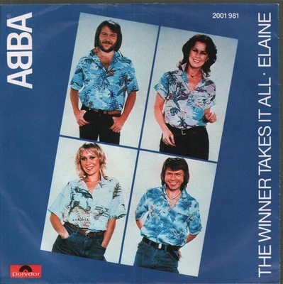 Abba Winner Takes It All / Elaine 7" vinyl Austria Polydor 1980 7" some creasing - Image 1 of 4