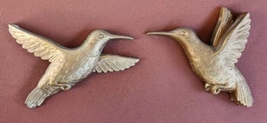 Paar Homco 1985 Kolibris 7504 Wanddeko Kunststoff - Bild 1 von 3