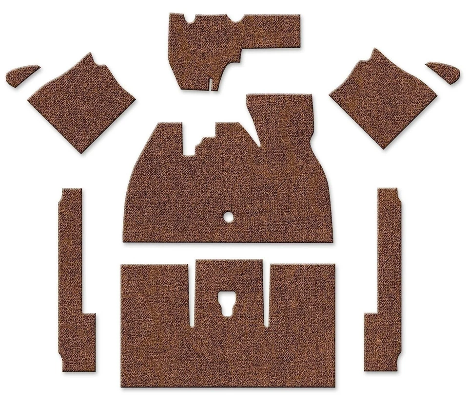 Volkswagen Beetle 1969 sedán bucle delantero sillín juego de alfombras 9 piezas Foto 1 de 1