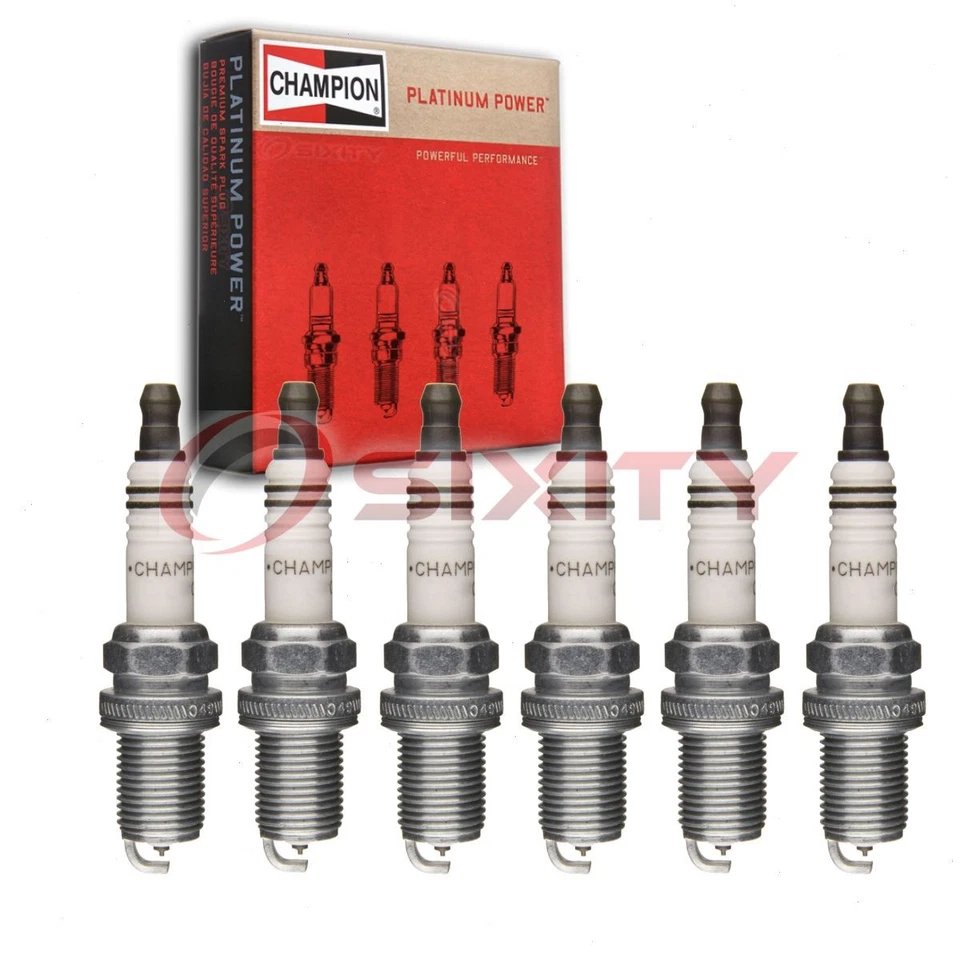 6 bujías Champion Platinum para Aston Martin DB7 1997-1998 3,2 L L L6 qd Foto 1 de 4