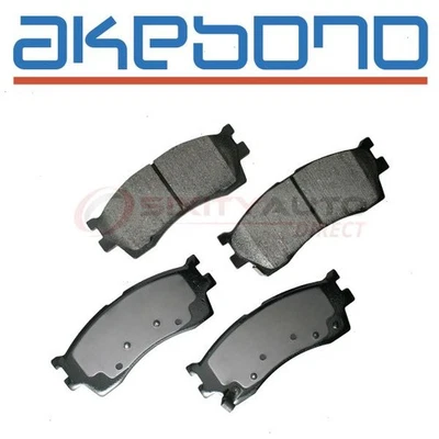 Akebono Pro-ACT Front Disc Brake Pad Set for 2003-2004 Kia Spectra - Braking je Foto 1 de 4