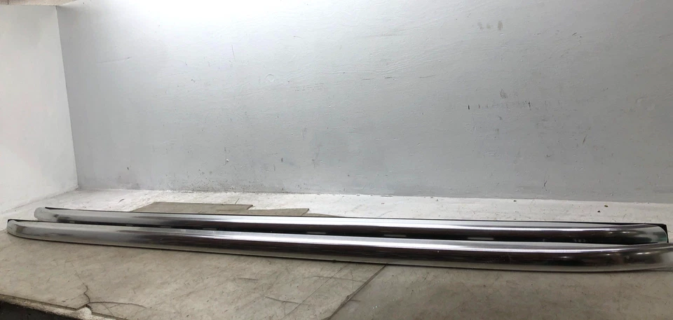 2020 2021 2022 KIA TELLURIDE OEM LUGGAGE RACK CARRIER ROOF RAIL SET - CHROME Foto 1 de 4