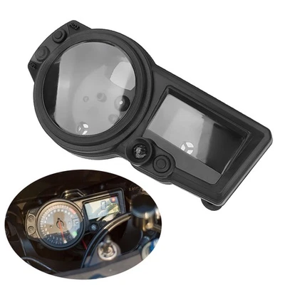 Black Speedometer Tachometer Gauge Case Cover For Suzuki GSXR600 GSXR750 04-05 Foto 1 de 4