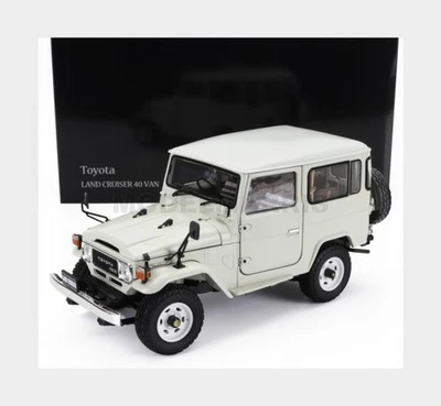 KYOSHO 08971W TOYOTA - FJ40 LAND CRUISER 1980 - WHITE - 1/18 - Immagine 1 di 2