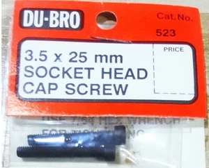 Dubro 523 3.5 x 25 mm Socket Head Cap Screws - Picture 1 of 1