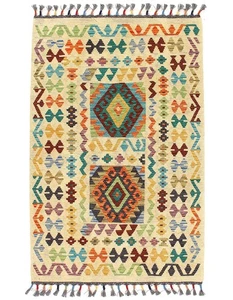 Pasargad Caucasian Tribal Style Flat Weave kilim 3'3"X 5' - Picture 1 of 3