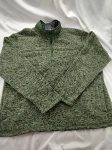 Eddie Bauer Herren Pullover Gr. XXL grün 1/4 Reißverschluss - Bild 1 von 9
