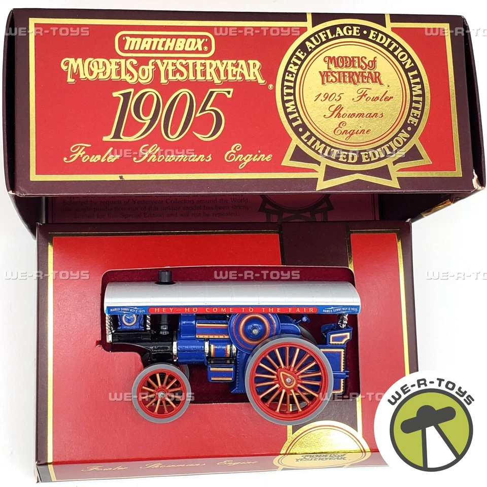 Matchbox Models of Yesteryear Y19 1905 Fowler Showmans Engine