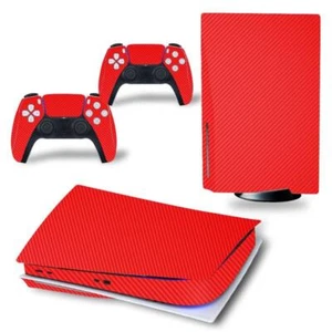 Wrap Console Controller Decal Skin Sticker PlayStation 5 PS5 Disk Carbon Fiber - Bild 1 von 12