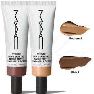 MAC Strobe Dewy Skin Tint Moisturizer Infused with Hyaluronic Acid 30ml *CHOOSE* - Picture 1 of 7