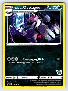 Galarian Obstagoon SWSH193 Battle Academy Eevee Deck Pokemon Card Promo - Nm/Vlp - Picture 1 of 2