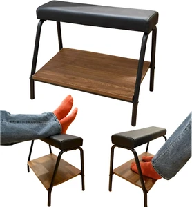 Double Step Footrest under Desk Versatile Foot Stool Ottoman for Comfortable Des - Picture 1 of 8