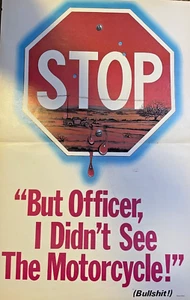David Mann Poster Motorcyle Safety Awareness - Picture 1 of 1