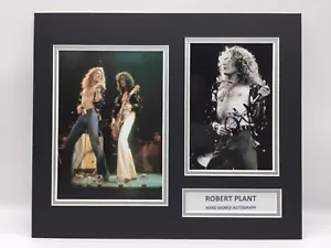 RAR Robert Plant Led Zeppelin signed Photo Display + COA AUTOGRAMM - Bild 1 von 4