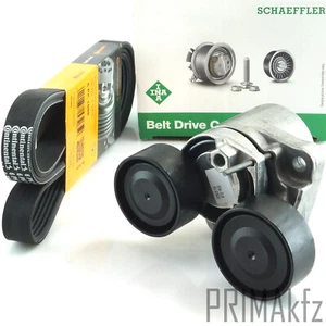 CONTI Keilrippenriemen + INA Riemenspanner Spanner für BMW 1er 3er 5er X3 X5 - Bild 1 von 4