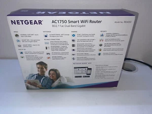 Netgear Nighthawk R6400 Smart Router AC1750 Dual-Band Gigabit High Performance - Afbeelding 1 van 14