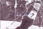 Anne Heggtveit Signed 4X6 Photo 1960 Olympic Gold Alpini Ski Racer Skiier Canada