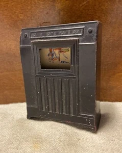 Plasco Rotating Screen TV Television Vintage MCM Dollhouse Furniture - Picture 1 of 10