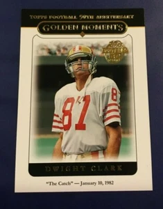 2005 Topps # 323 DWIGHT CLARK The Catch San Francisco 49ers January 10th, 1982 - Picture 1 of 2