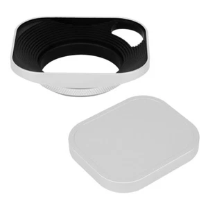 Haoge LH-S43P 43mm Square Metal Screw-in Lens Hood for Leica Rangefinder Camera - Picture 1 of 8