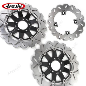 Front Rear Brake Disc Rotor For Kawasaki Ninja ZX6R 600 1998-2001 ZX-6R 636 2002 - Picture 1 of 12