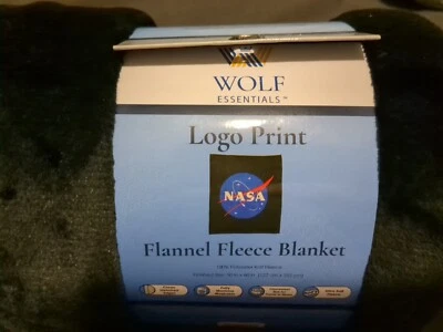 Nasa Flannel Fleece Travel Blanket Officially Licensed  50"x60"  NEW - Image 1 of 4