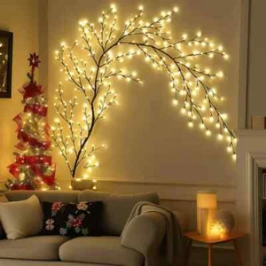 Willow Vine Branch String Lights, 144LED USB Powered, 7-setting lights - New! - Picture 1 of 8