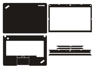 Carbon Vinyl Sticker Skin Cover for LENOVO ThinkPad E430 E430C E435 E445 Laptop - Picture 1 of 31