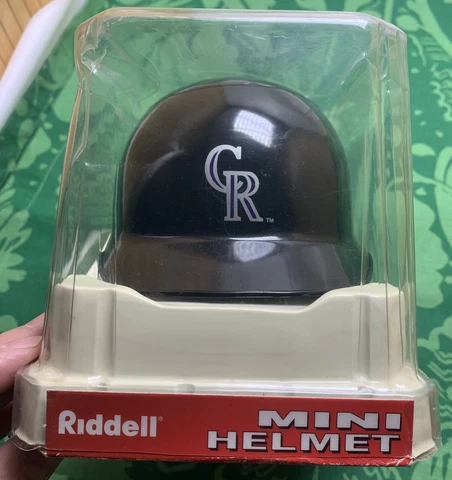 MLB COLORADO ROCKIES RIDDELL MINI BASEBALL HELMET Unopened See Description Cover