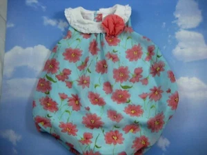Blau & Rosa Overall kleine Mädchen Strampler 9 Monate Baby Essentials Sonnenanzug Polyester - Bild 1 von 7