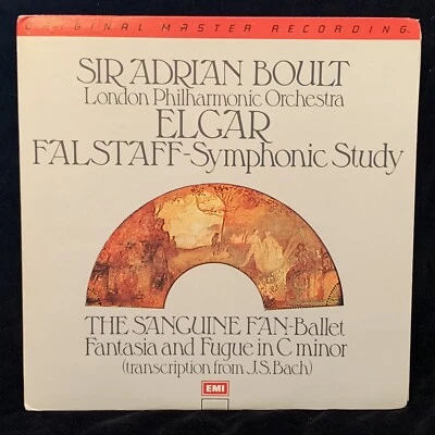 ELGAR Falstaff & Sanguine Fan MOBILE FIDELITY SOUND LAB Half Speed JAPAN 2LP TAS - Image 1 of 4