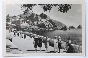 Alte RPPC Postkarte Krim, Gurzuf, Genuesische Festung, Russland, Ukraine, UdSSR, 1956 - Bild 1 von 3