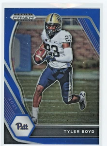 TYLER BOYD 2021 PANINI PRIZM DRAFT PICKS - BLUE PRIZM PARALLEL  50/199  PITT - Picture 1 of 2