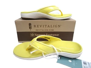 Spenco Revitalign Yumi Nuevo Sandal, Orthotic Grade Water Resistant Flip Flop - Picture 1 of 5