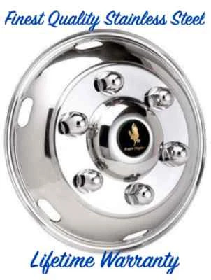 16" Isuzu Npr 6 Lug Steel Wheel Simulator Rim Liner Hubcap Cover One Front © - Imagem 1 de 4