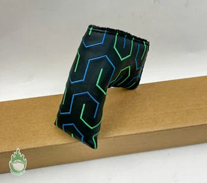 Cubierta de cabeza Bettinardi negro verde azul hoja de putter - Imagen 1 de 12