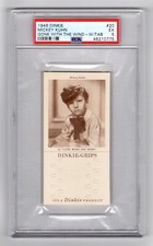 PSA 5 MICKEY KUHN in GONE WITH THE WIND Dinkie Card #20 COMPLETE WITH TAB
