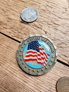 Used / Sept 11 / Proud to be American / Challenge Coin - Picture 1 of 2