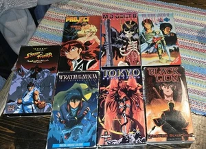 Manga Vintage  VHS Lot: Project A-KO 1, M.D Geist Plus 6  More Vintage Manga - Picture 1 of 11