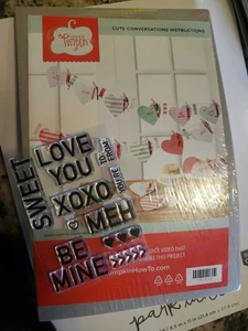 Stampin Up PAPER PUMPKIN Kit Cute Conversations Refill & Stamp Hearts Valentines - Picture 1 of 3