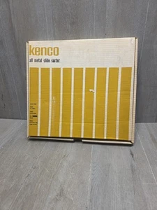 Vintage Kenco Group Metal Slide File Case Model #450 - Picture 1 of 6