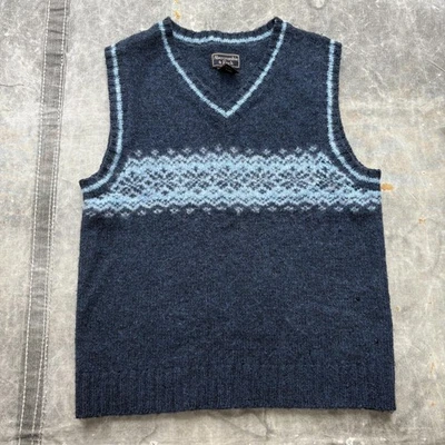 Vintage 90s Wool Abercrombie & Fitch Fair Isle Sweater Vest - Image 1 of 4