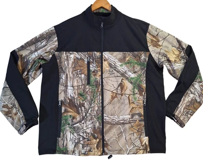Chaqueta Buck Wear Para Hombre Grande Camuflada Realtree Xtra Verde Marrón Softshell Caza Foto 1 de 4